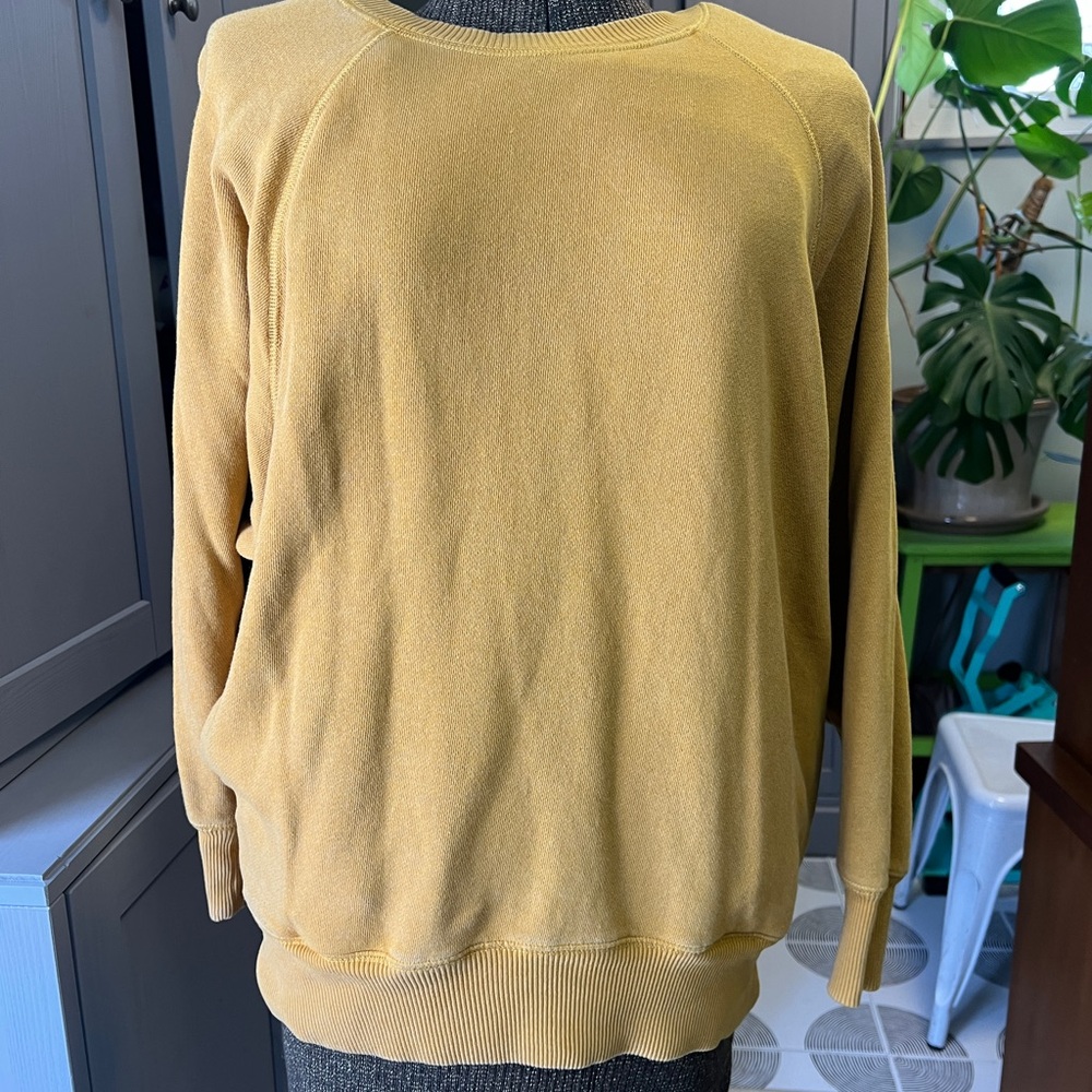 Aerie  Mustard Crewneck Sweater